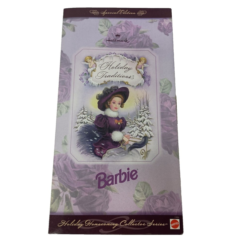 VTG Mattel 1996 Hallmark Holiday Traditions Barbie Doll Special Edition Holiday